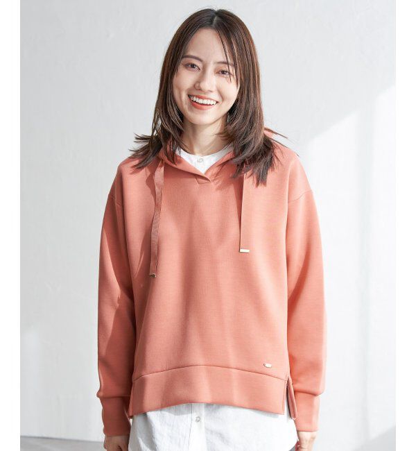 ikka「GOKU楽ダンボールフードパーカー」|パーカー|オレンジ