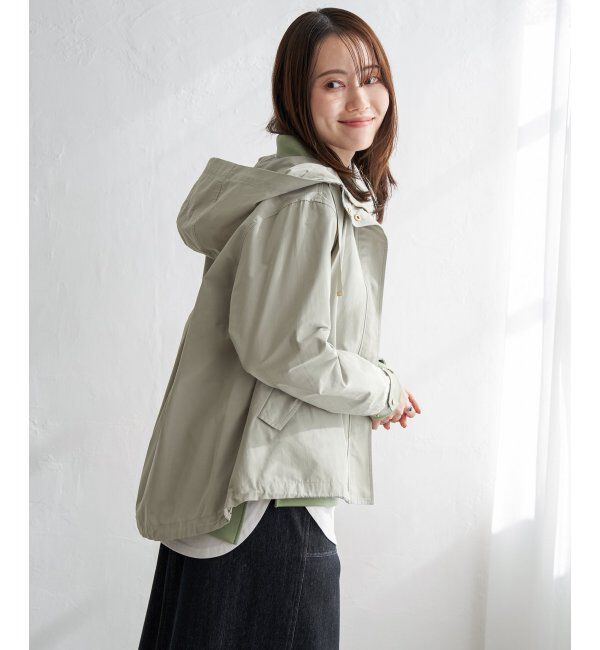 ikka「【雑誌InRed4月号掲載】撥水花粉リリースマウンテンパーカ」|ブルゾン・スタジャン|