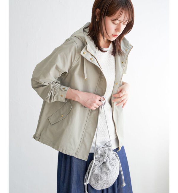 ikka「【雑誌InRed4月号掲載】撥水花粉リリースマウンテンパーカ」|ブルゾン・スタジャン|