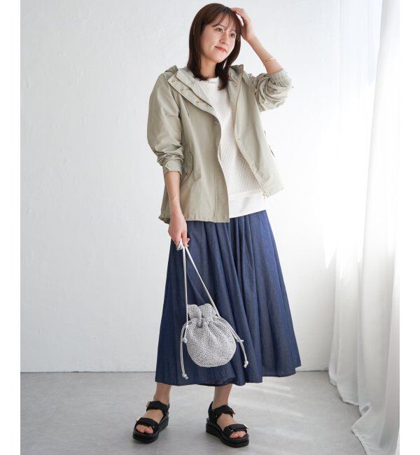 ikka「【雑誌InRed4月号掲載】撥水花粉リリースマウンテンパーカ」|ブルゾン・スタジャン|