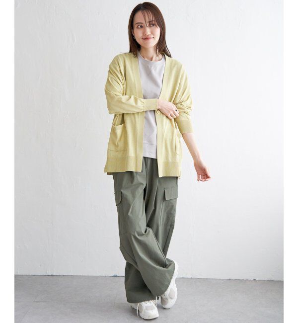 ikka「洗えるさらっとVネックカーディガン」|その他|