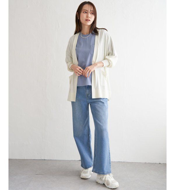 ikka「洗えるさらっとVネックカーディガン」|その他|