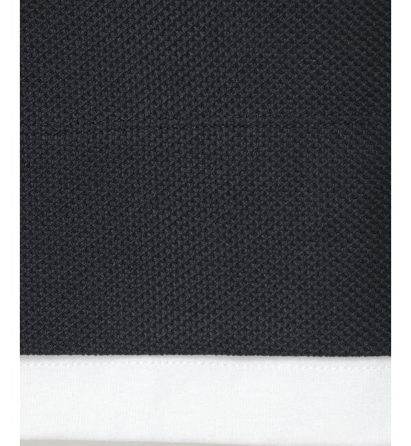 ikka「【吸水速乾】ドライ鹿の子レイヤードTシャツ5分袖」|Tシャツ・カットソー|