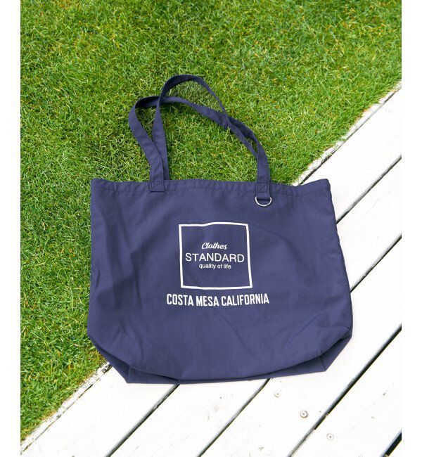 ikka「ナイロンシンプルECOトートバッグ」|その他|ネイビーブルー