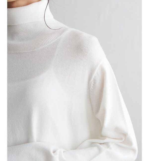 Lbc with Life「天竺ハイネックカラーニット」|カーディガン|