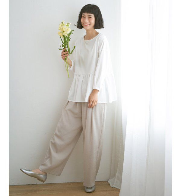 Lbc with Life「ウエストシャーリングワイドパンツ」|その他|