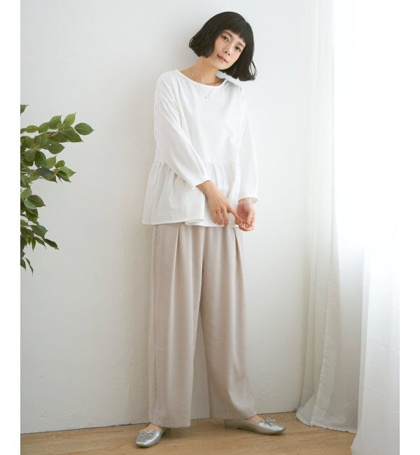 Lbc with Life「ウエストシャーリングワイドパンツ」|その他|