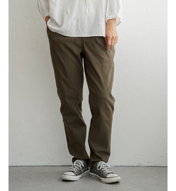 Lbc with Life「らくぬくプラステーパードパンツ」|その他|オリーブ