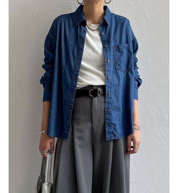 Lbc with Life「ライトオンスデニムシャツ」|シャツ・ブラウス|