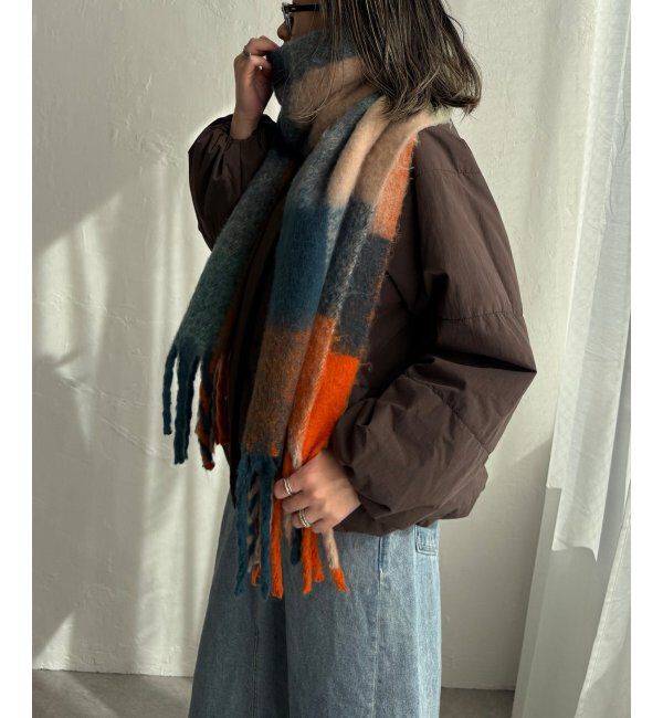 Lbc with Life「バルキーフリンジマフラー」|マフラー|オレンジケイ