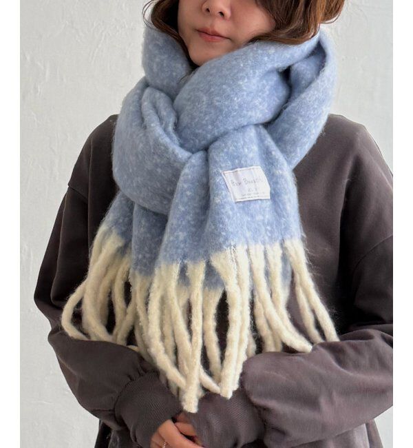 Lbc with Life「バルキーフリンジマフラー」|マフラー|