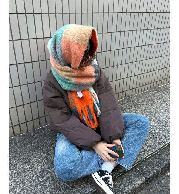 Lbc with Life「バルキーフリンジマフラー」|マフラー|