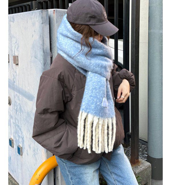 Lbc with Life「バルキーフリンジマフラー」|マフラー|