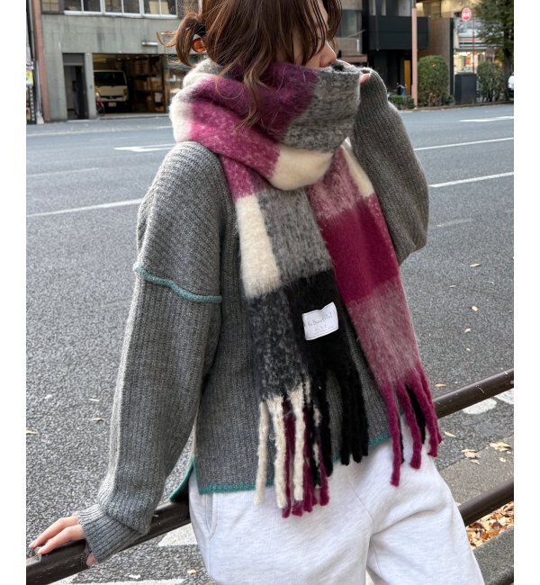 Lbc with Life「バルキーフリンジマフラー」|マフラー|