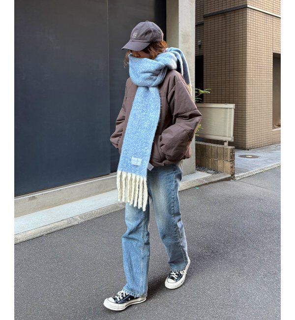 Lbc with Life「バルキーフリンジマフラー」|マフラー|