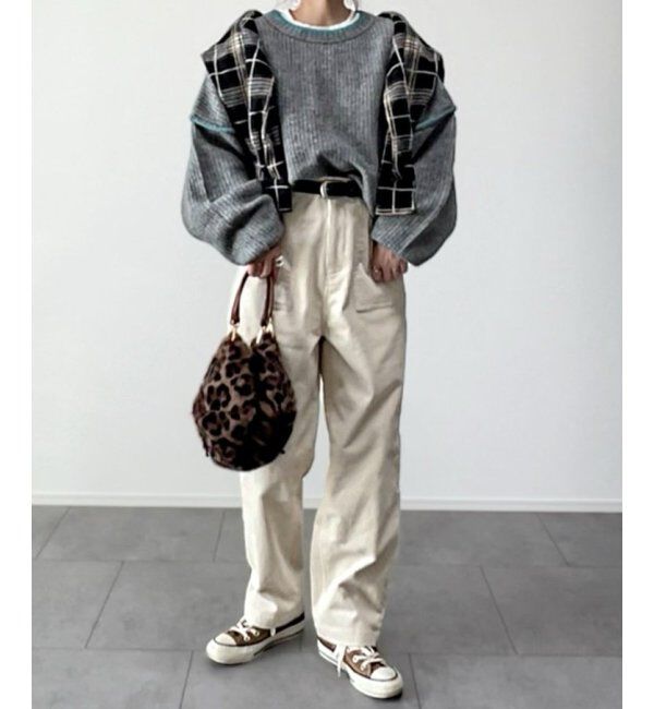 Lbc with Life「コーデュロイベイカーゆるテーパードパンツ」|その他|