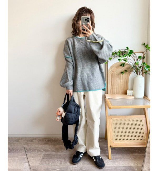 Lbc with Life「コーデュロイベイカーゆるテーパードパンツ」|その他|