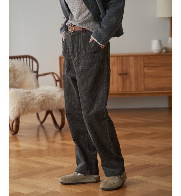 Lbc with Life「コーデュロイベイカーゆるテーパードパンツ」|その他|