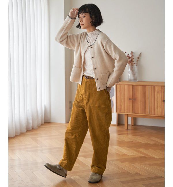 Lbc with Life「コーデュロイベイカーゆるテーパードパンツ」|その他|