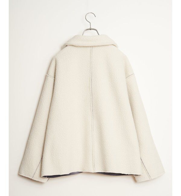 Lbc with Life「ボアコーデュロイリバーシブル襟付きジャケット」|ブルゾン・スタジャン|