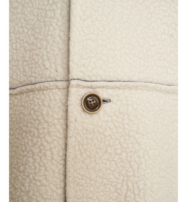 Lbc with Life「ボアコーデュロイリバーシブル襟付きジャケット」|ブルゾン・スタジャン|