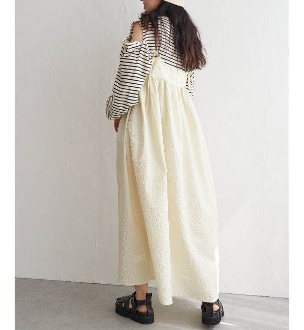 VENCE share style「フクレジャガードペプラムキャミワンピース」|ワンピース|