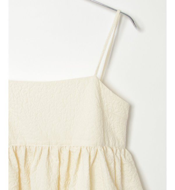 VENCE share style「フクレジャガードペプラムキャミワンピース」|ワンピース|