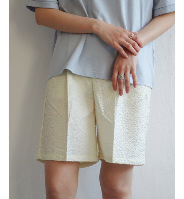 VENCE share style「フクレジャガードハーフパンツ」|その他|ホワイト