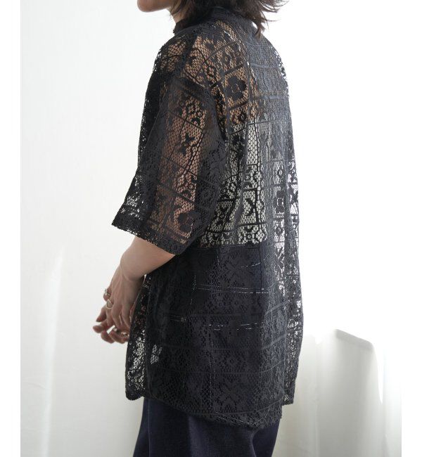 VENCE share style「レーススタンドシャツ」|シャツ・ブラウス|