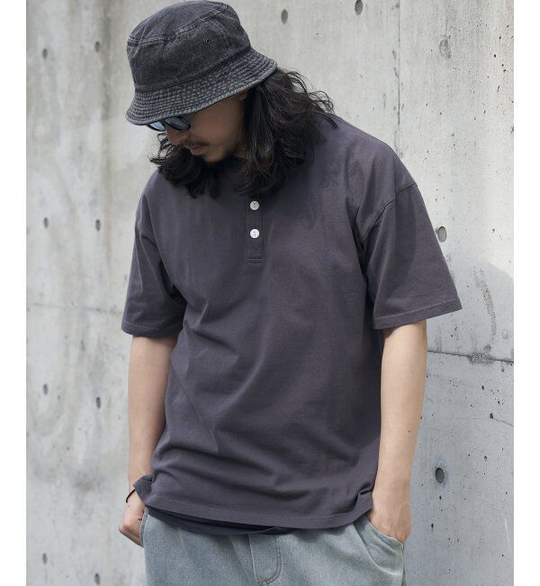 VENCE share style「Goodwear グッドウェア ヘンリーネックTシャツ」|Tシャツ・カットソー|
