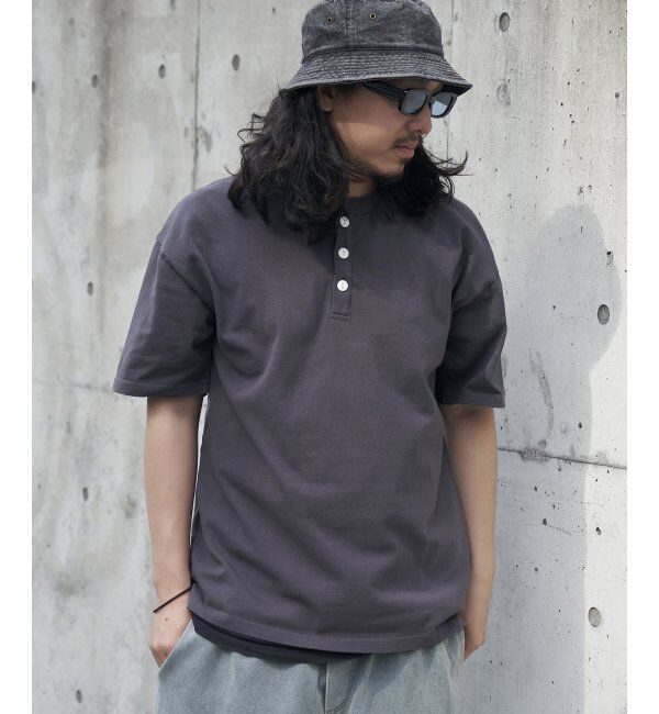VENCE share style「Goodwear グッドウェア ヘンリーネックTシャツ」|Tシャツ・カットソー|