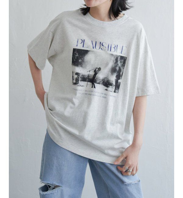 VENCE share style「PLAUSIBLE ピグメントTシャツ」|Tシャツ・カットソー|