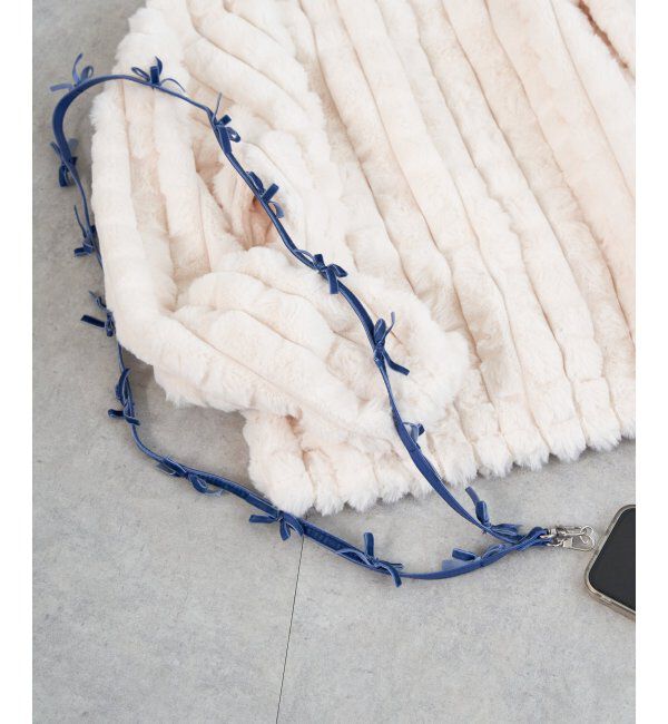 VENCE share style「ベロアリボンストラップ」|ネックレス|