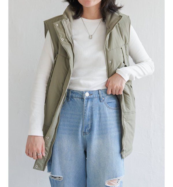 VENCE share style「ナイロン中綿ベスト」|その他|