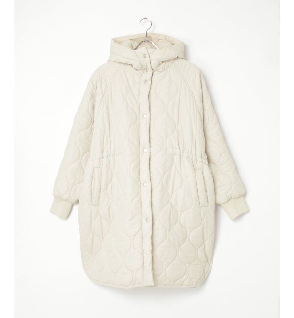 VENCE share style「中綿キルトフード付きコート」|その他|