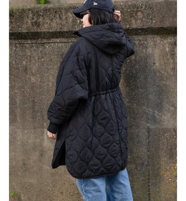 VENCE share style「中綿キルトフード付きコート」|その他|