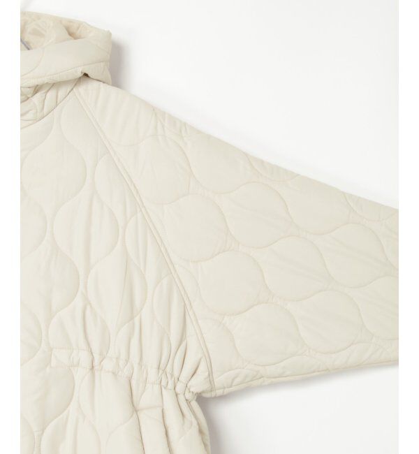 VENCE share style「中綿キルトフード付きコート」|その他|