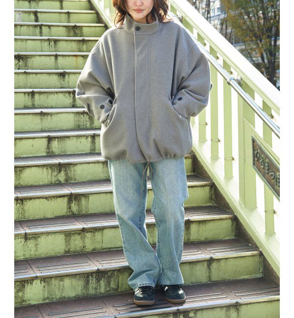 VENCE share style「メルトンショートモッズコート」|ブルゾン・スタジャン|