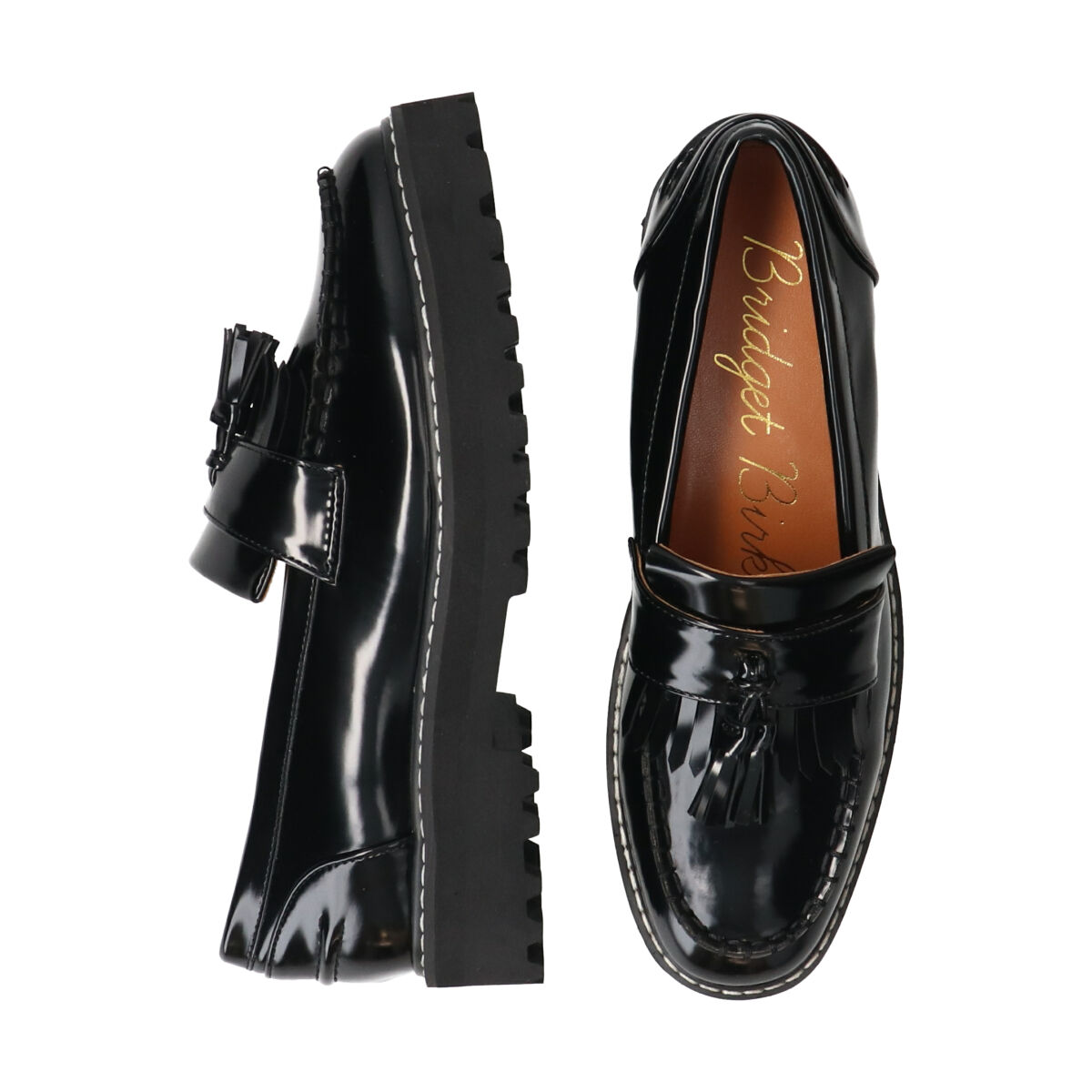 Bridget Birkin「【Bridget Birkin】厚底タッセルローファー」|ローファー|