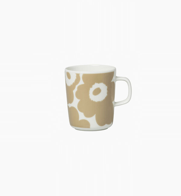 Marimekko「Unikko マグカップ 250ml」|その他|ホワイト&times;ベージュ