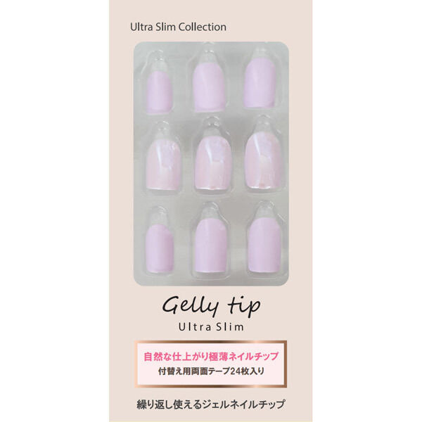  「Gelly Tip ジェリーチップ ウルトラスリム 001 ライラック (30TIPS)」|ネイルカラー|その他