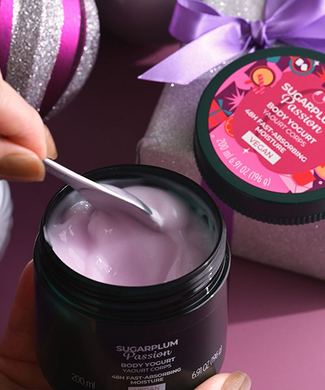 THE BODY SHOP「【数量限定】ボディヨーグルト シュガープラムパッション 200mL」|ボディ保湿|