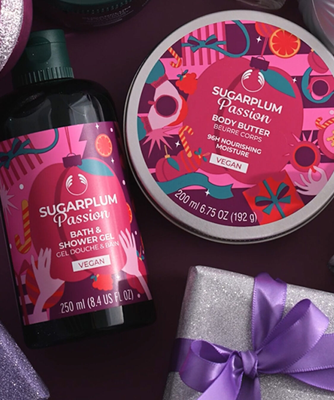 THE BODY SHOP「【数量限定】トータル ボディケアセット シュガープラムパッション」|キット・セット|