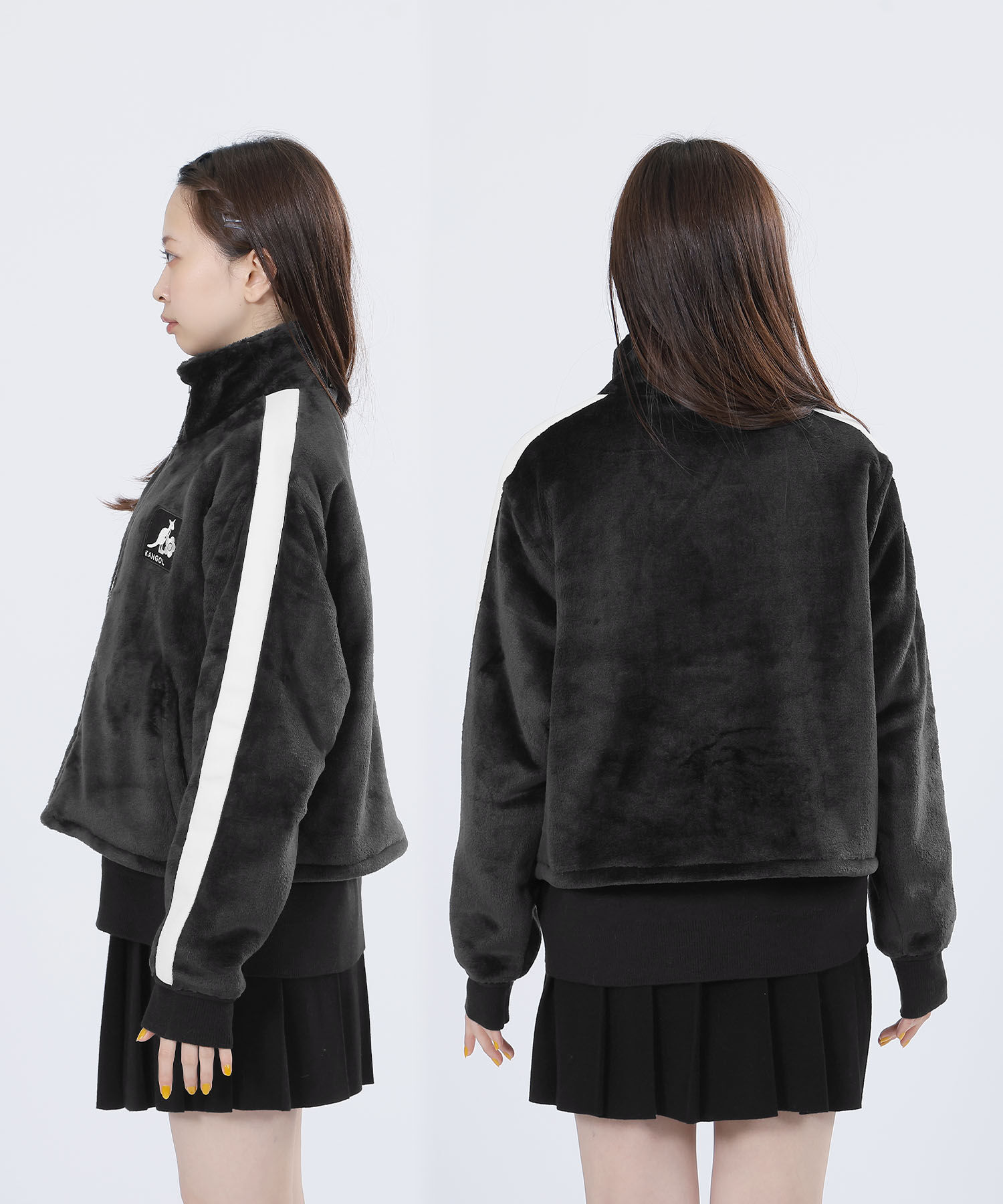 MARY QUANT「KANGOL&times;MQフリース ブルゾン」|ブルゾン・スタジャン|