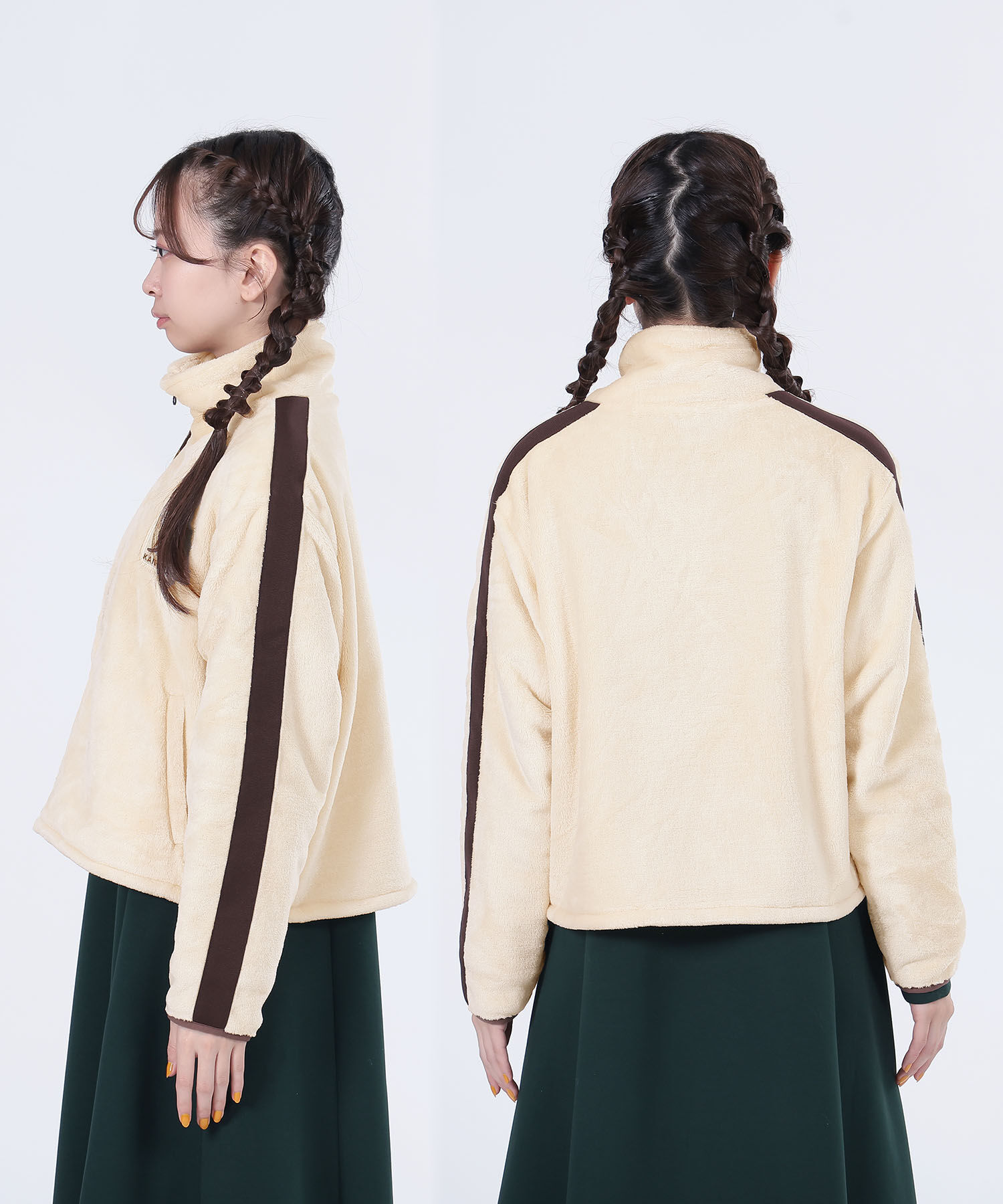 MARY QUANT「KANGOL&times;MQフリース ブルゾン」|ブルゾン・スタジャン|