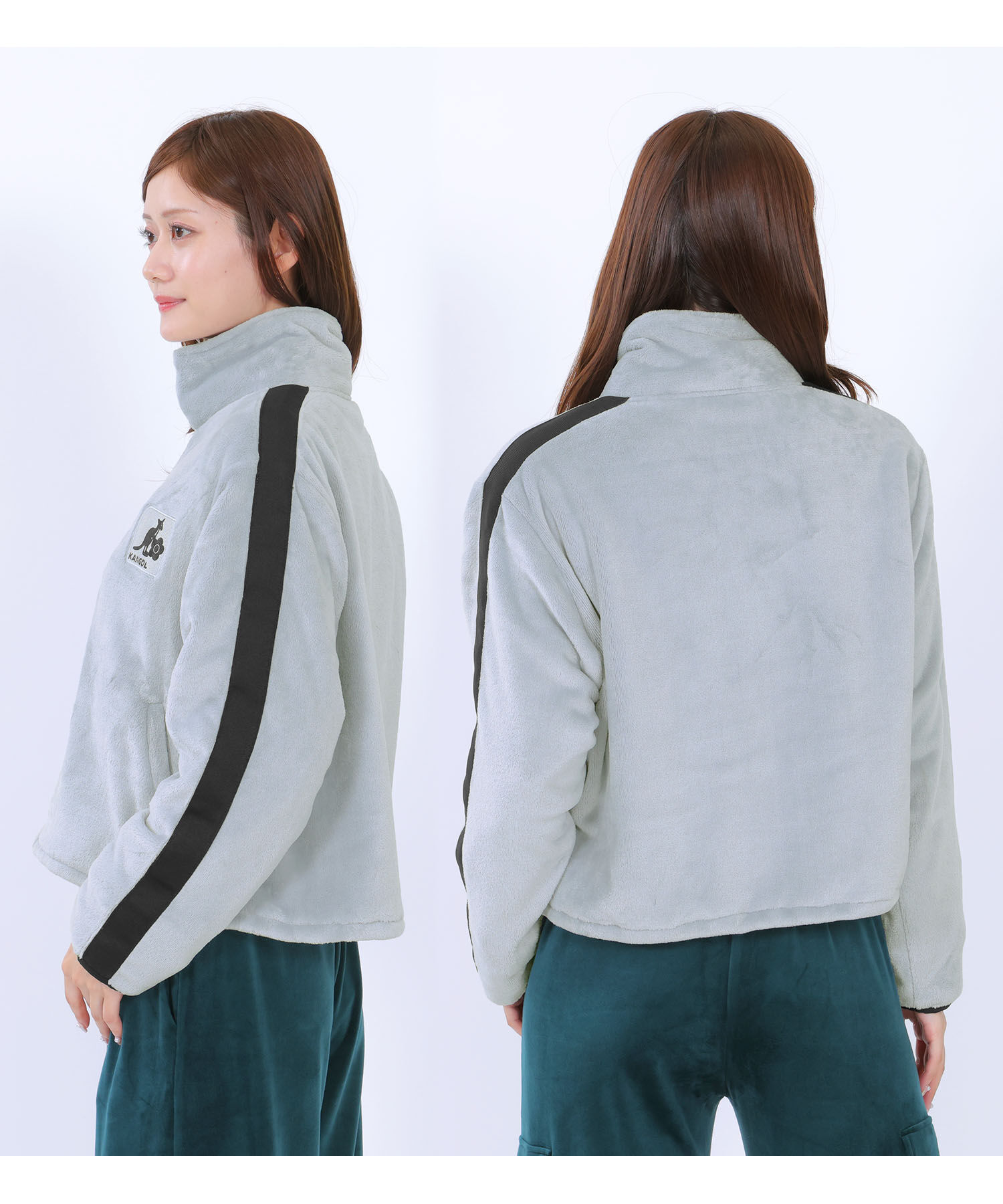 MARY QUANT「KANGOL&times;MQフリース ブルゾン」|ブルゾン・スタジャン|