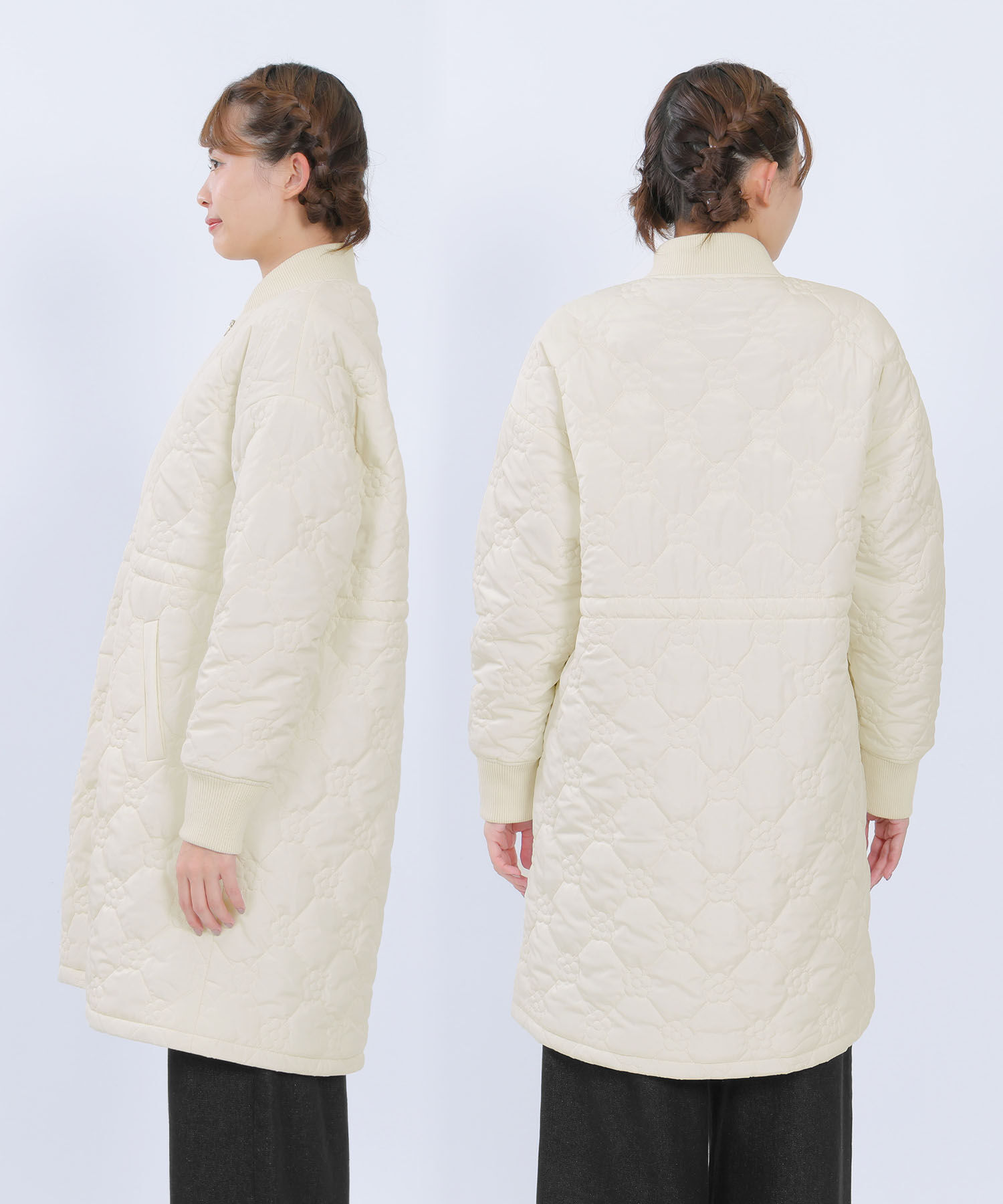 MARY QUANT「デイジーキルト中綿 ブルゾン」|ダウン|