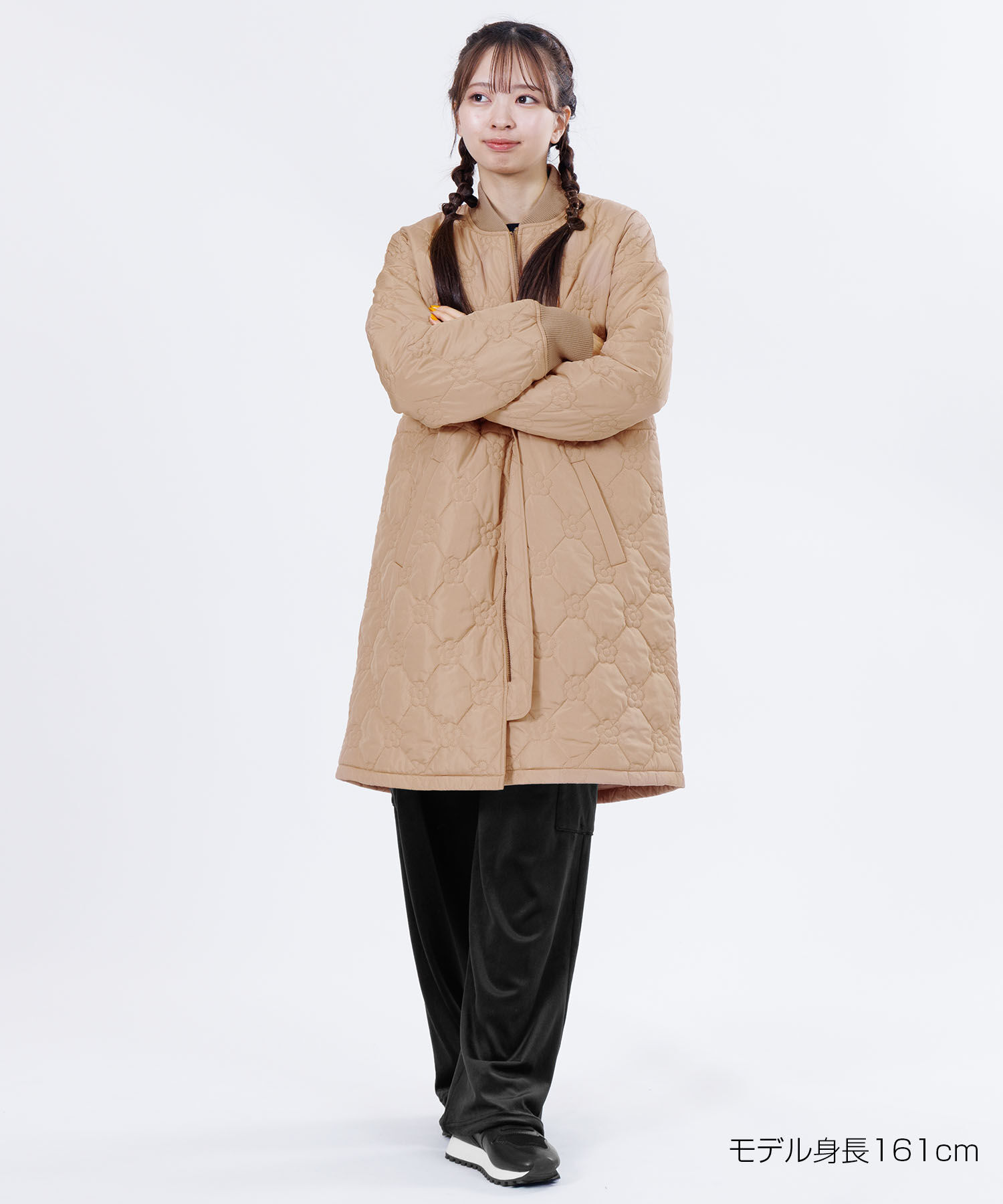 MARY QUANT「デイジーキルト中綿 ブルゾン」|ダウン|