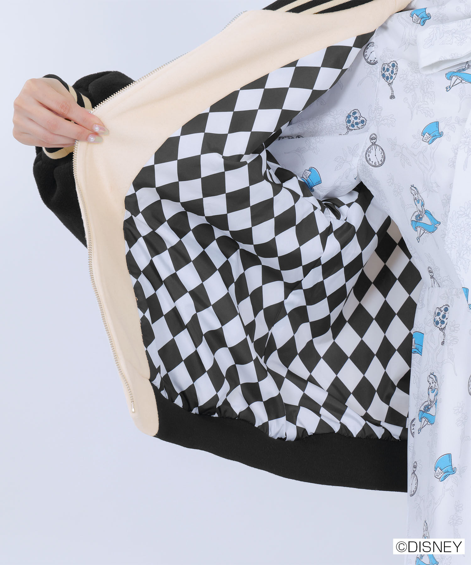 MARY QUANT「白うさぎデザイン ブルゾン」|ブルゾン・スタジャン|