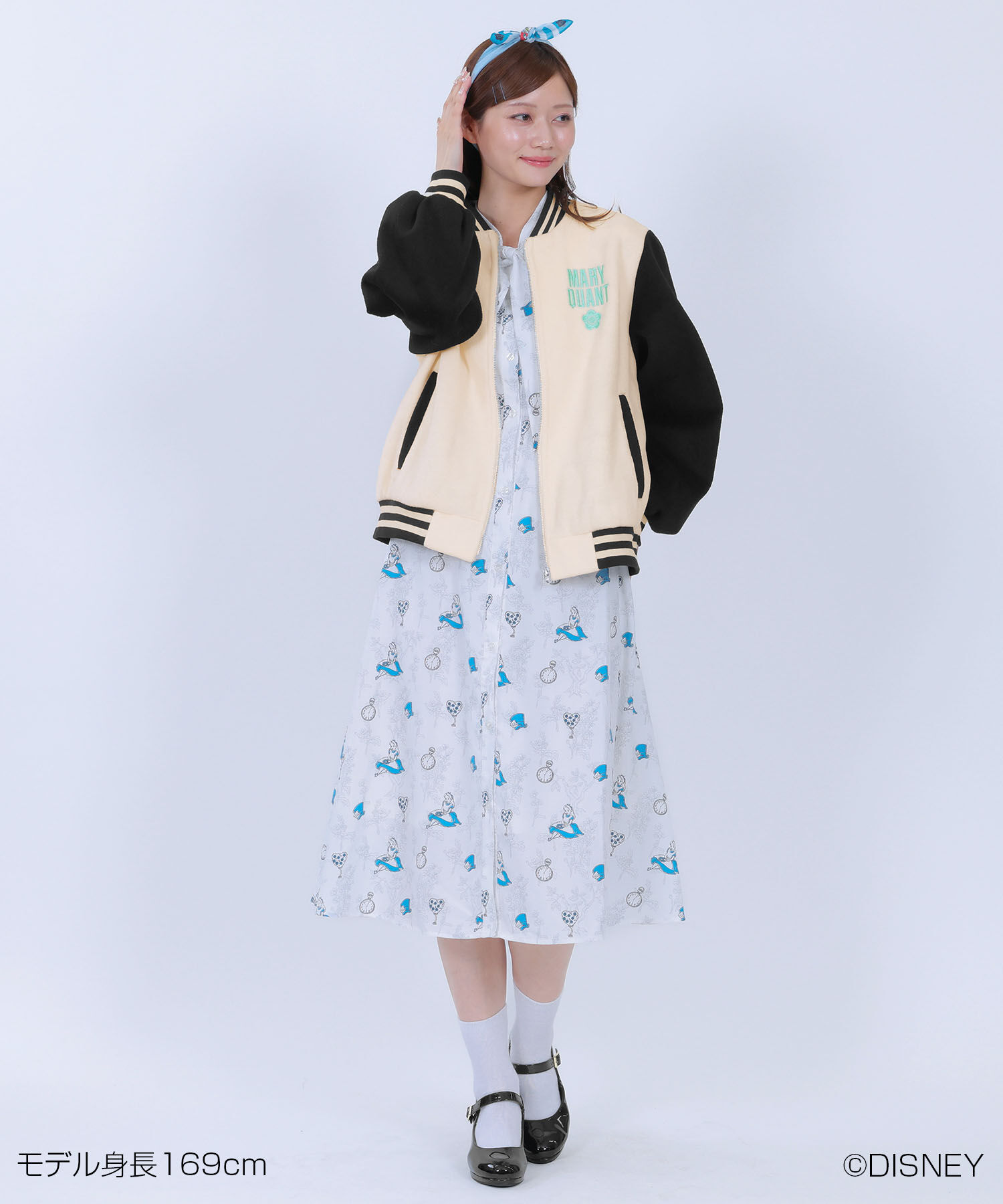 MARY QUANT「白うさぎデザイン ブルゾン」|ブルゾン・スタジャン|